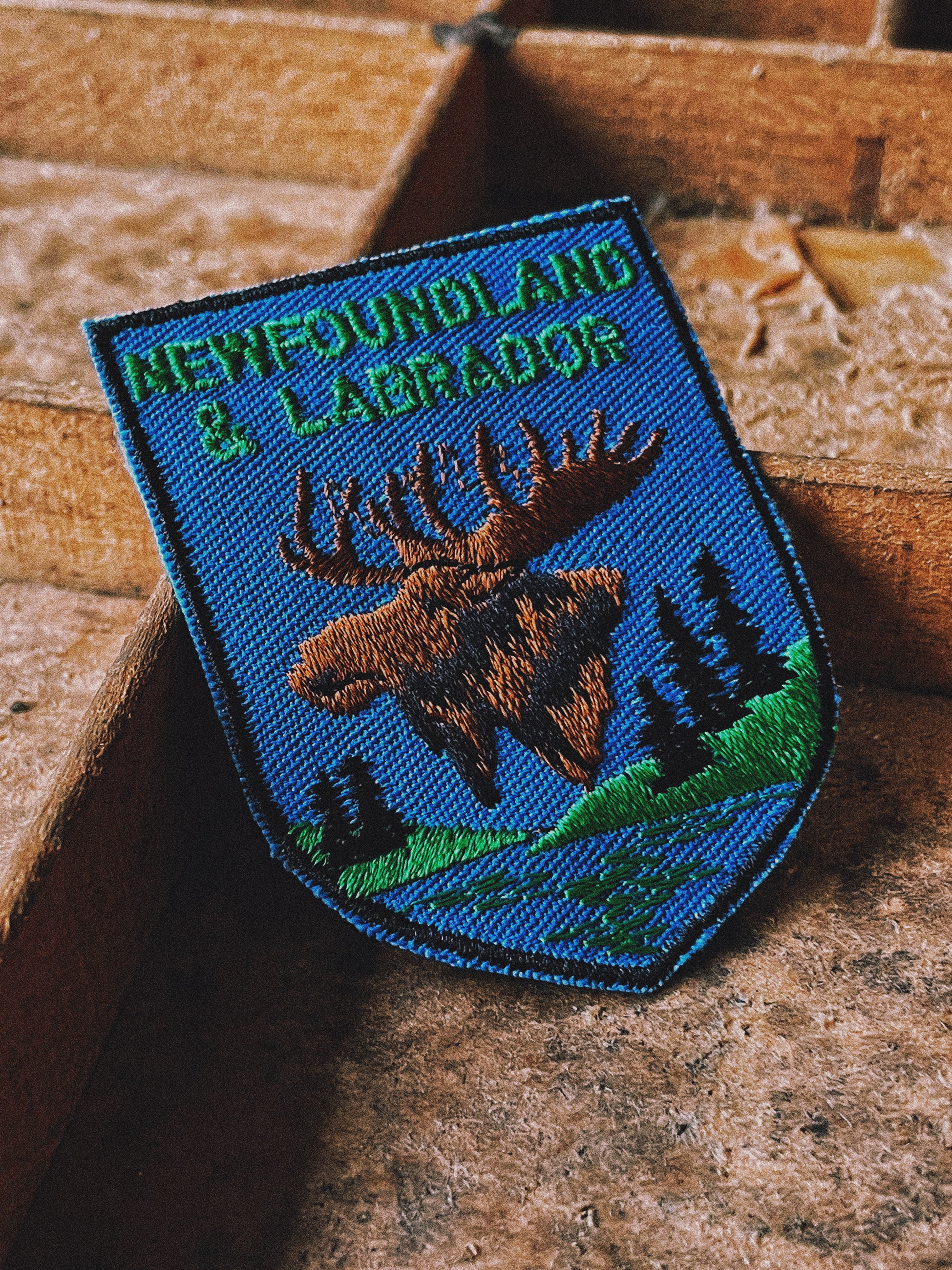 Newfoundland & Labrador - Écusson vintage made in USA by "Voyager"