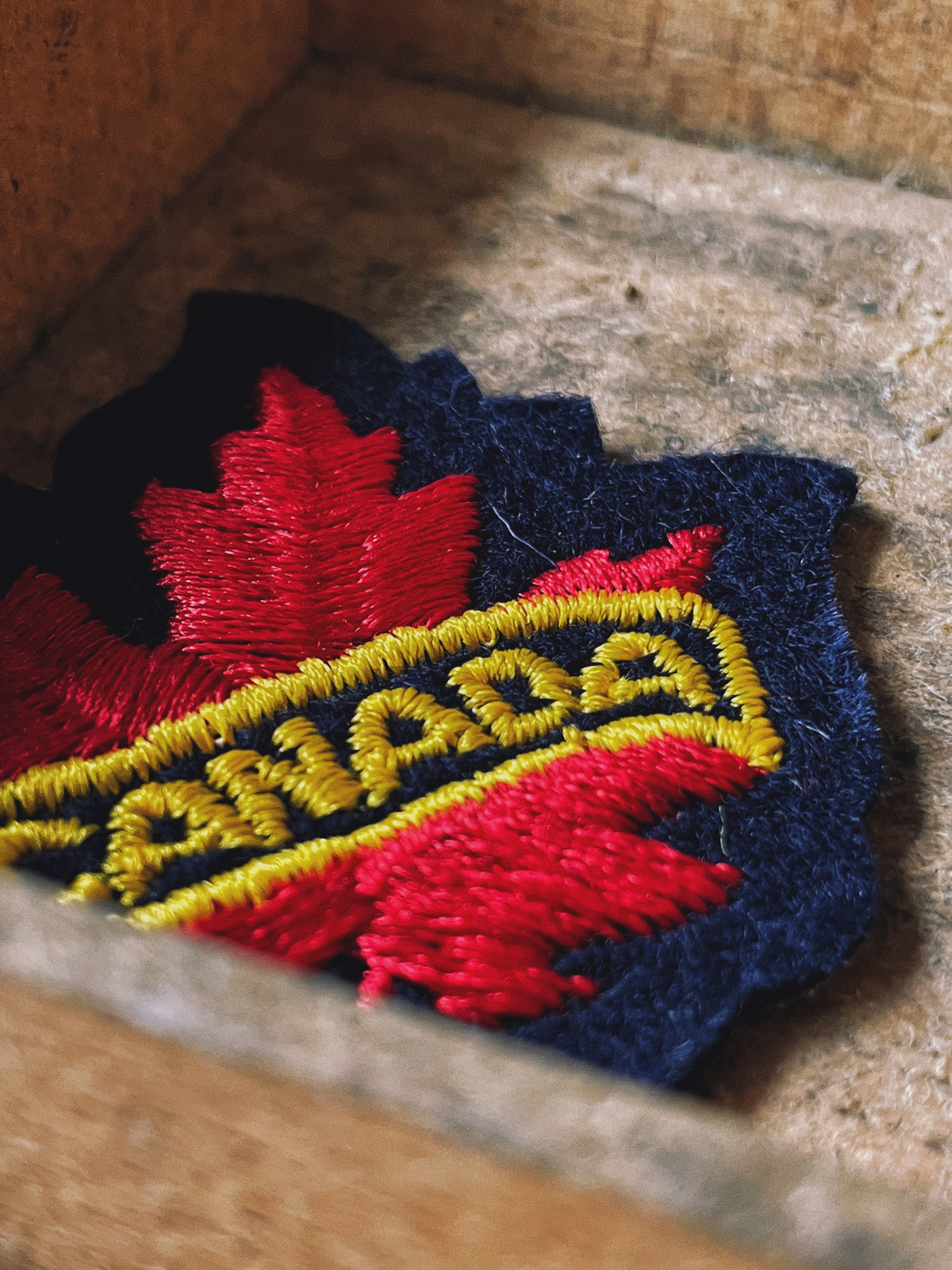 Canada - Écusson vintage made in USA by "Voyager"