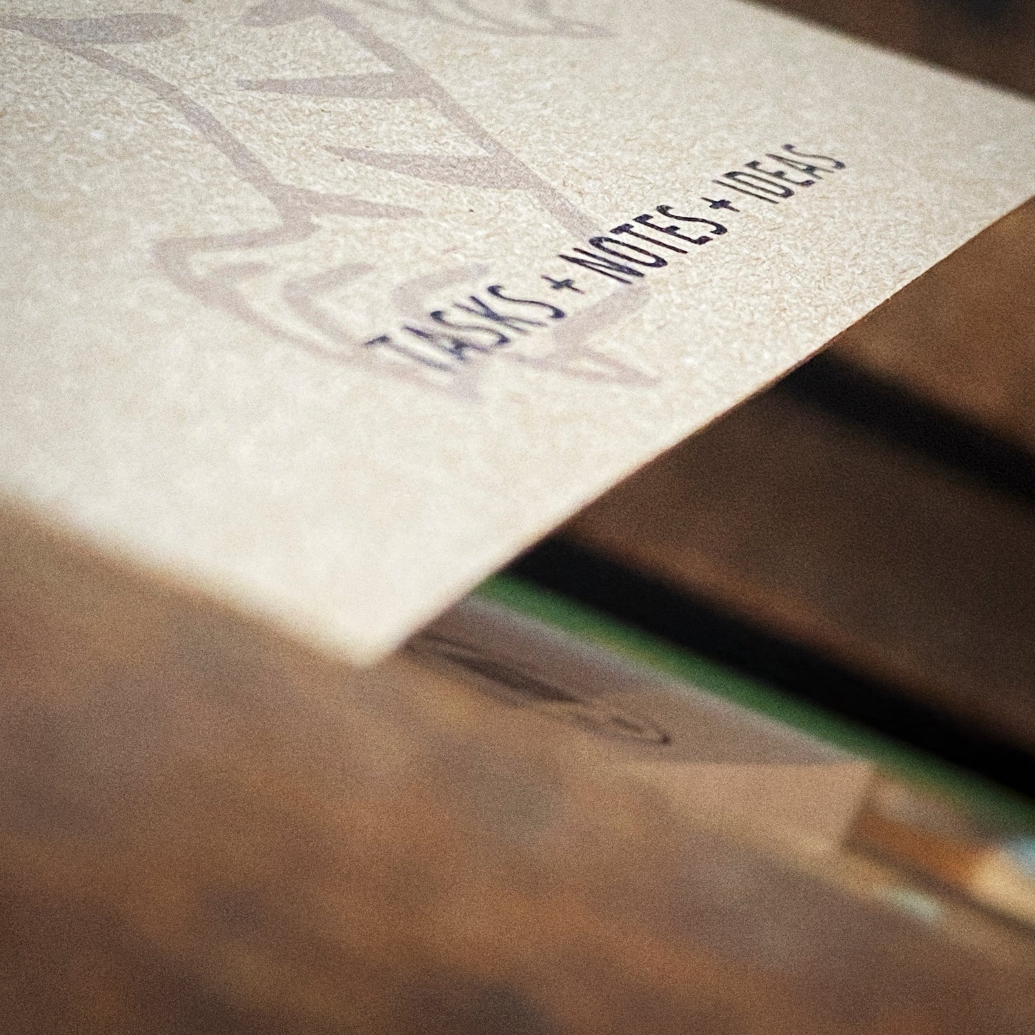 Carnet tasks + notes + ideas "Tigre rugissant"