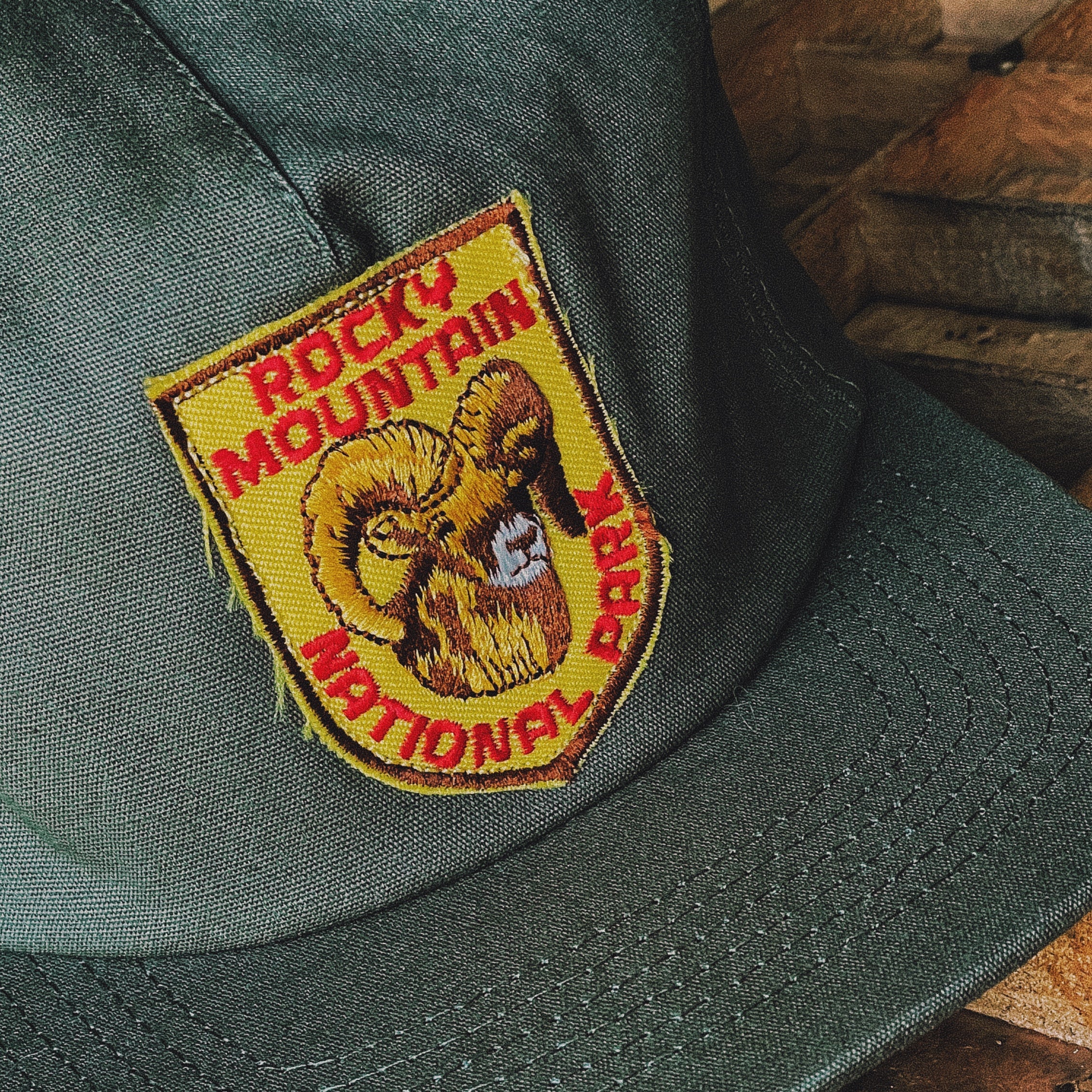 Casquette REWORK - "Rocky Mountain - National Park"