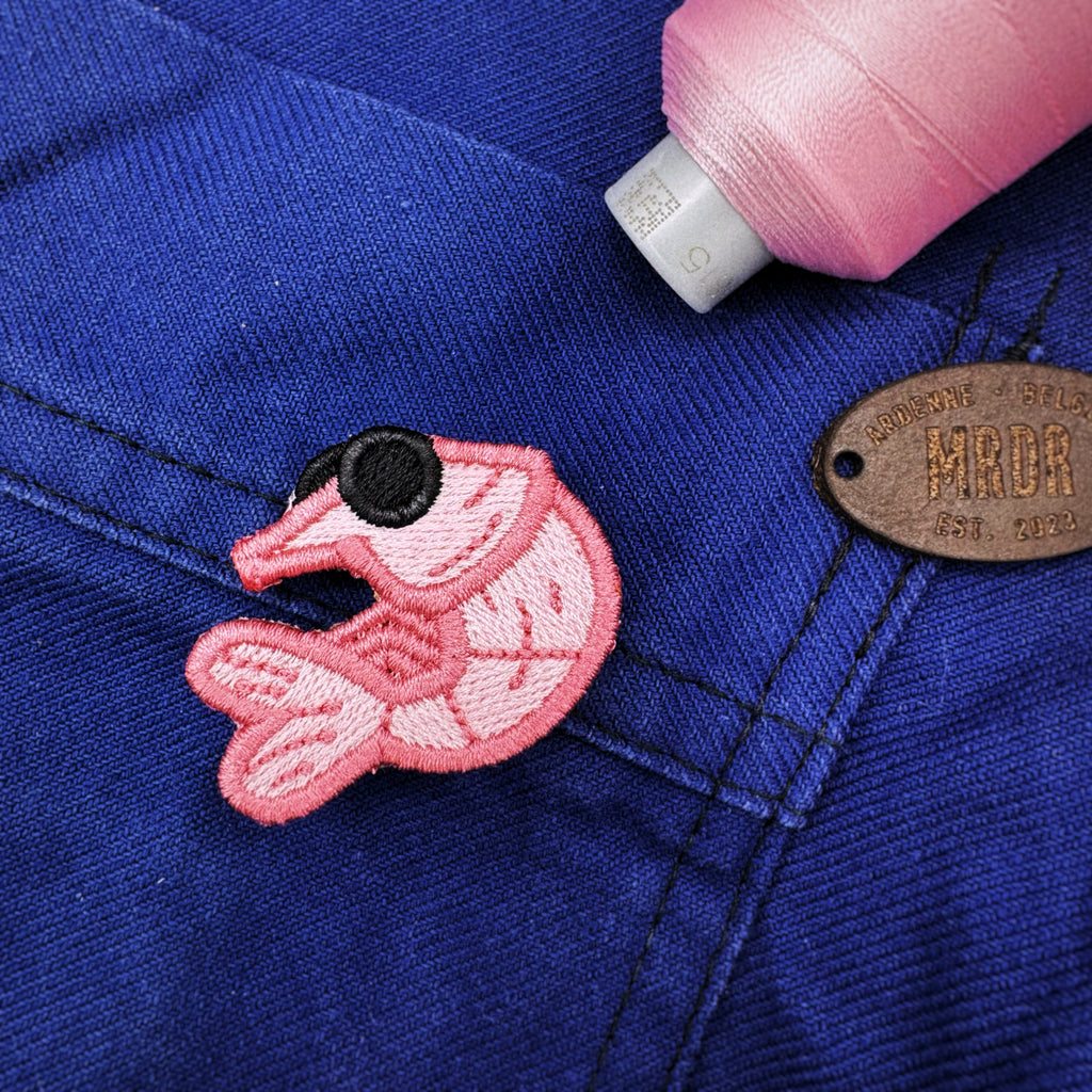 Crevette - Patch/Broche