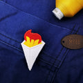 Frites ketchup - Patch/Broche