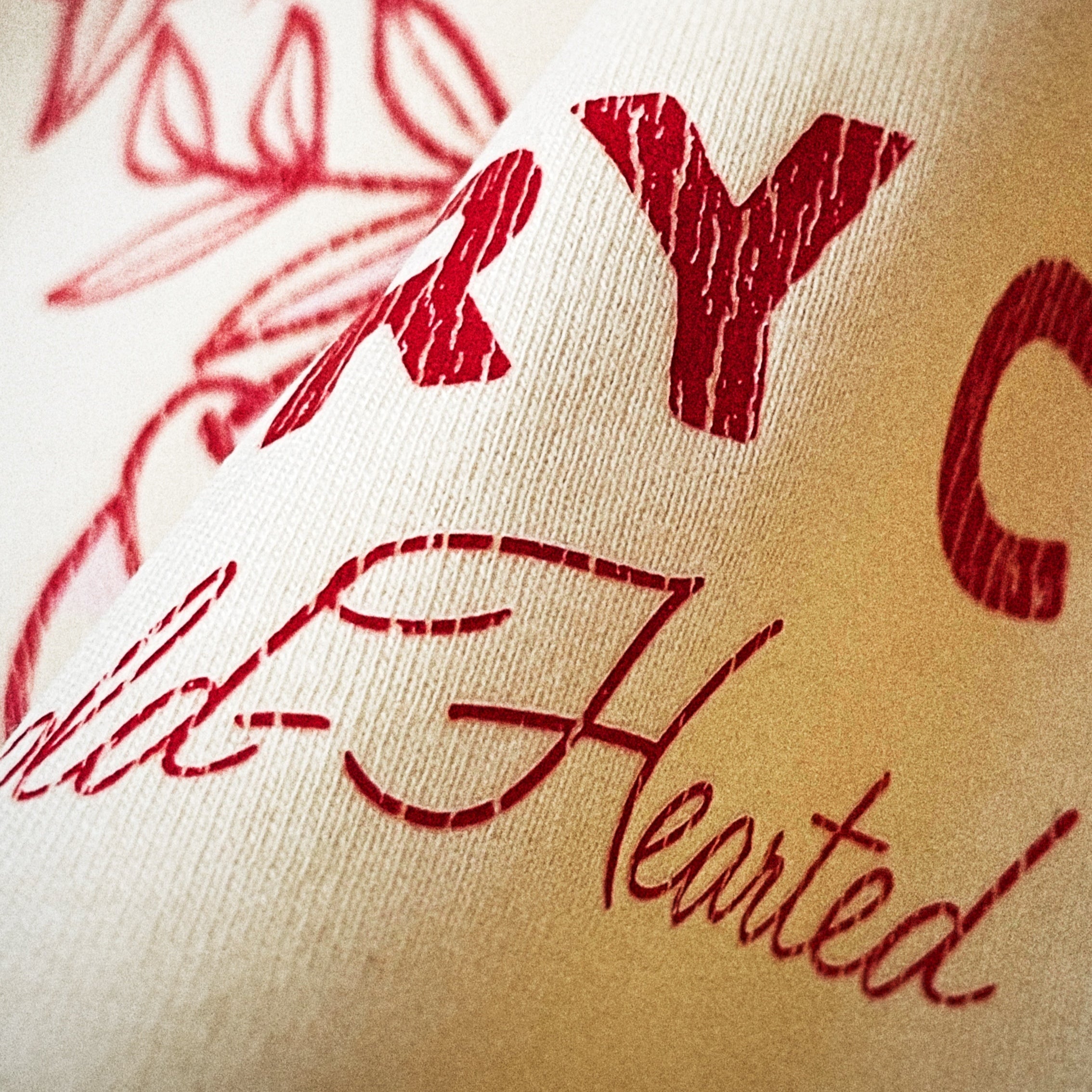 T-shirt imprimé femme - "Bold Heart"