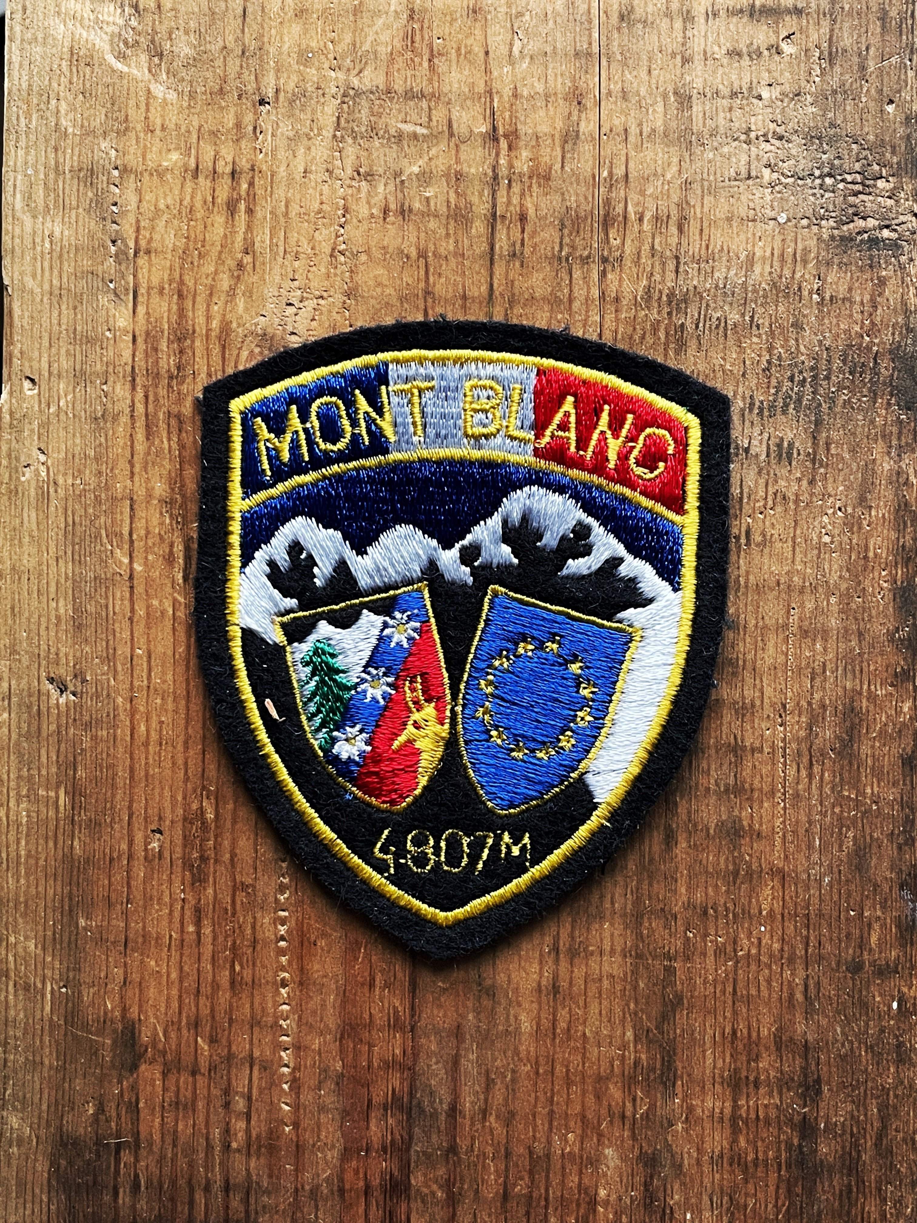 Mont Blanc- Écusson vintage