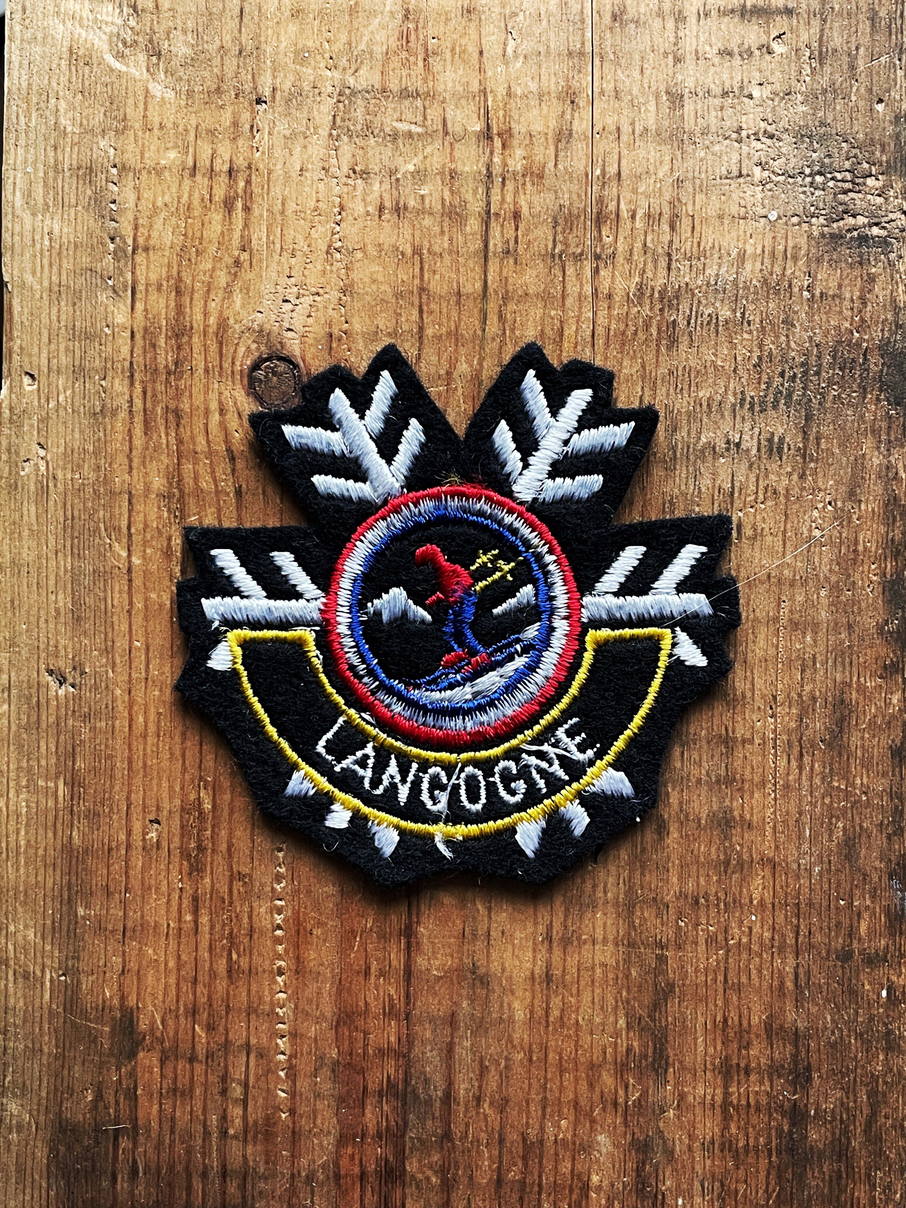 Langogne - Écusson vintage
