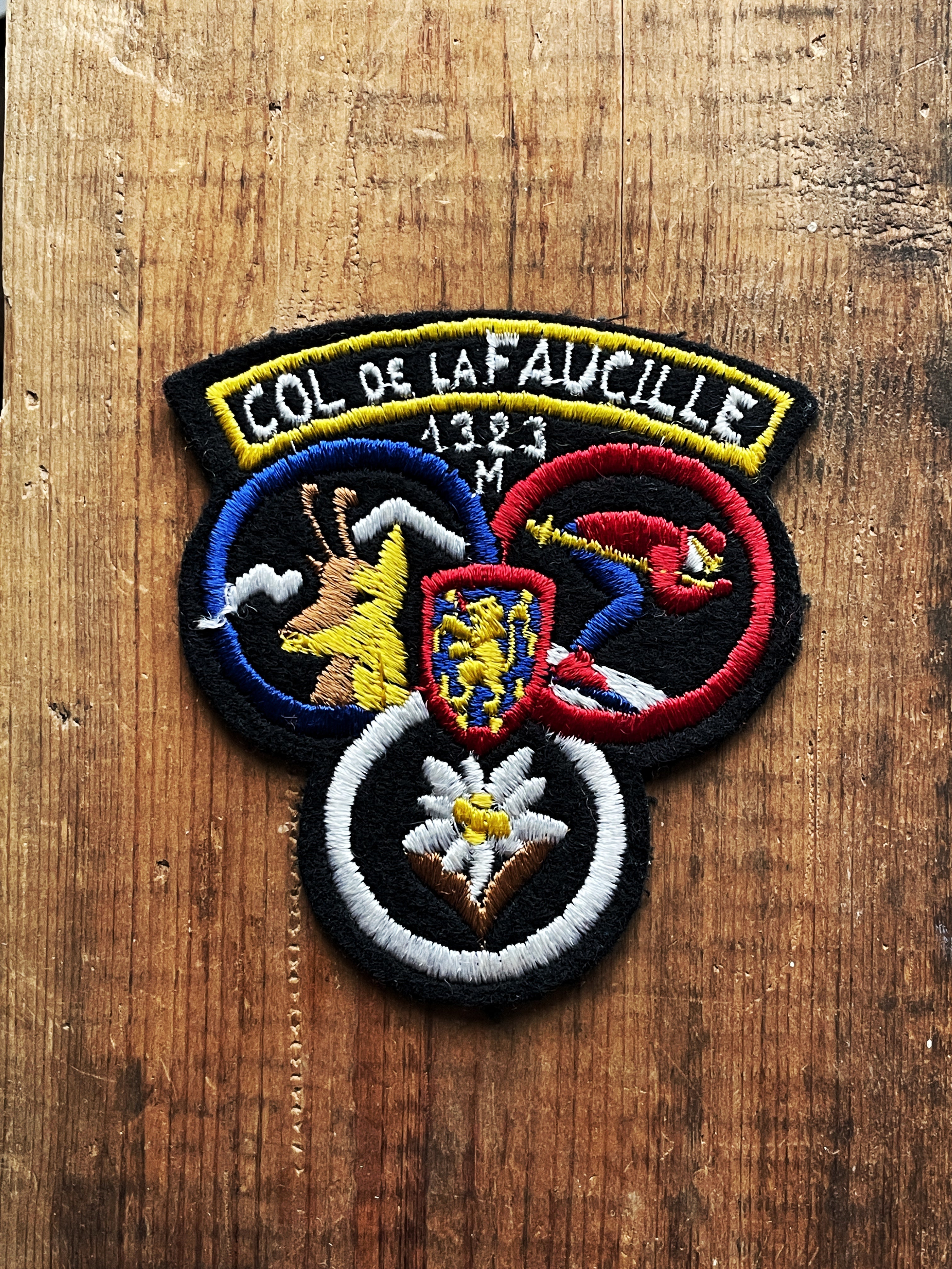Col de la Faucille- Écusson vintage