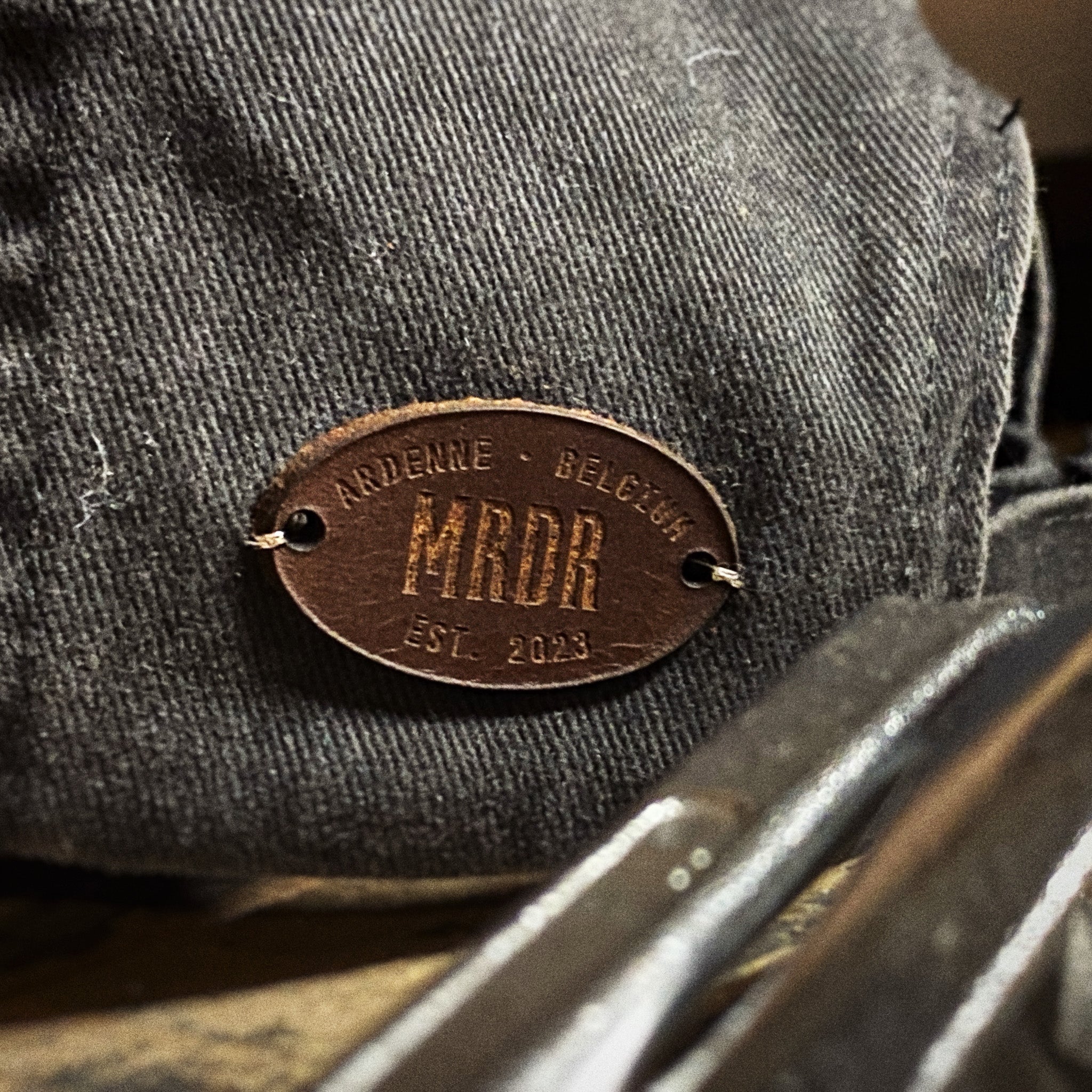 Casquette éco-responsable avec écusson vintage 