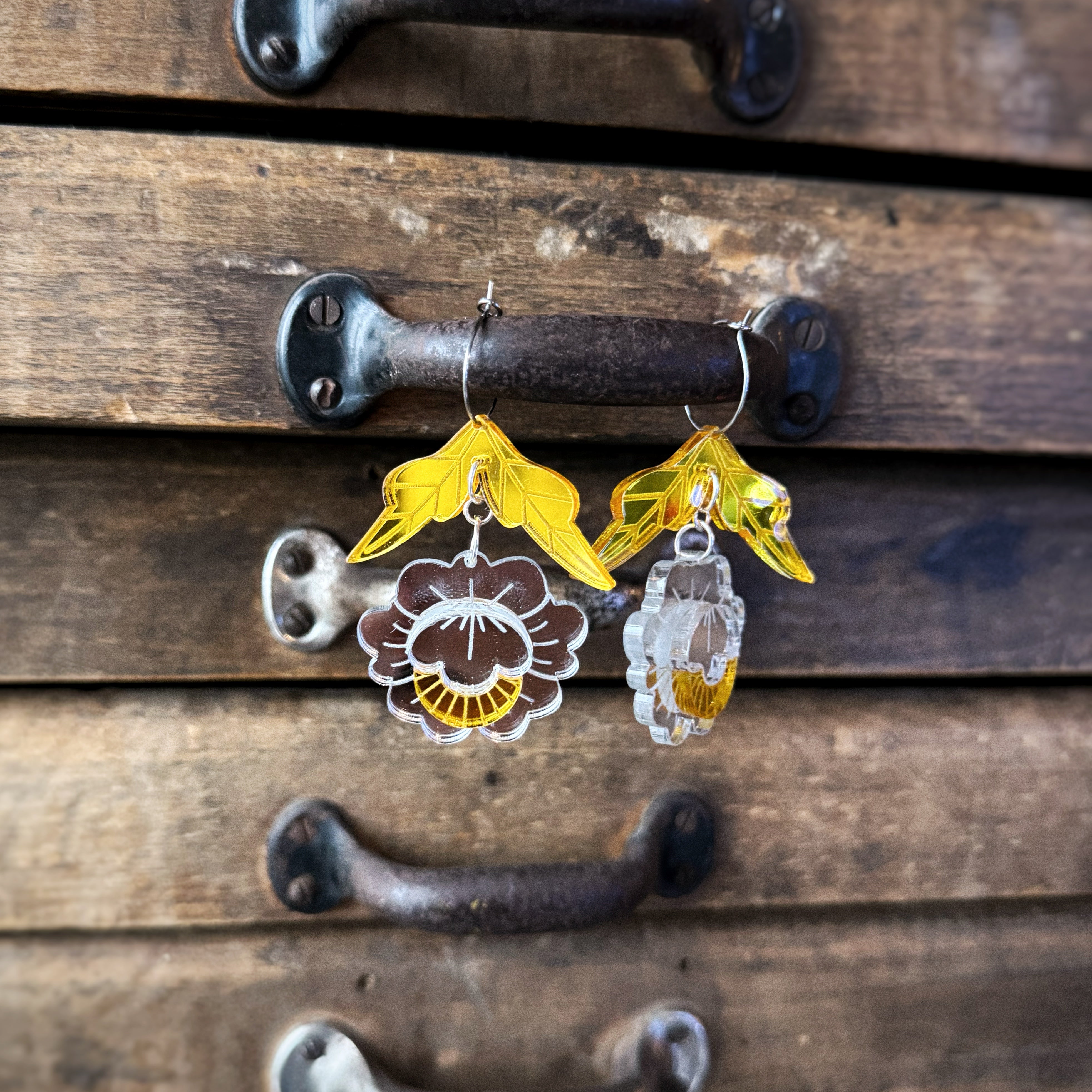 Boucles d'oreilles Fleurs