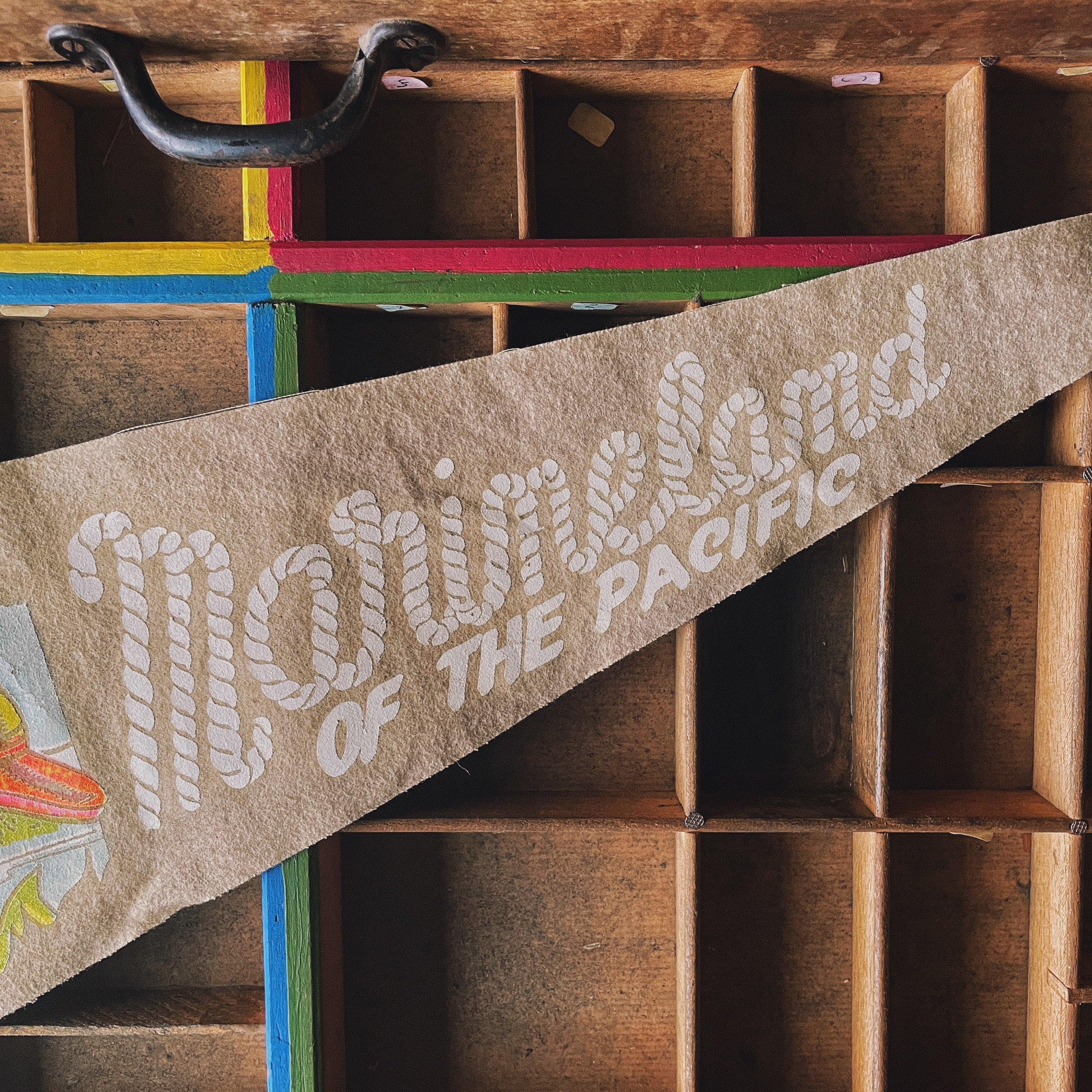 Vintage Marineland Pennant — Felt Banner (1970s–80s)