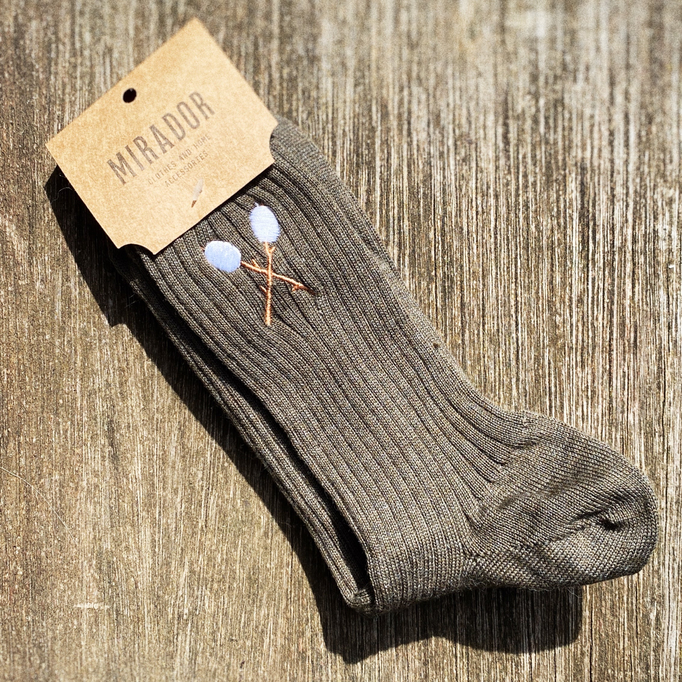 Chaussettes "marshmallows" upcyclées