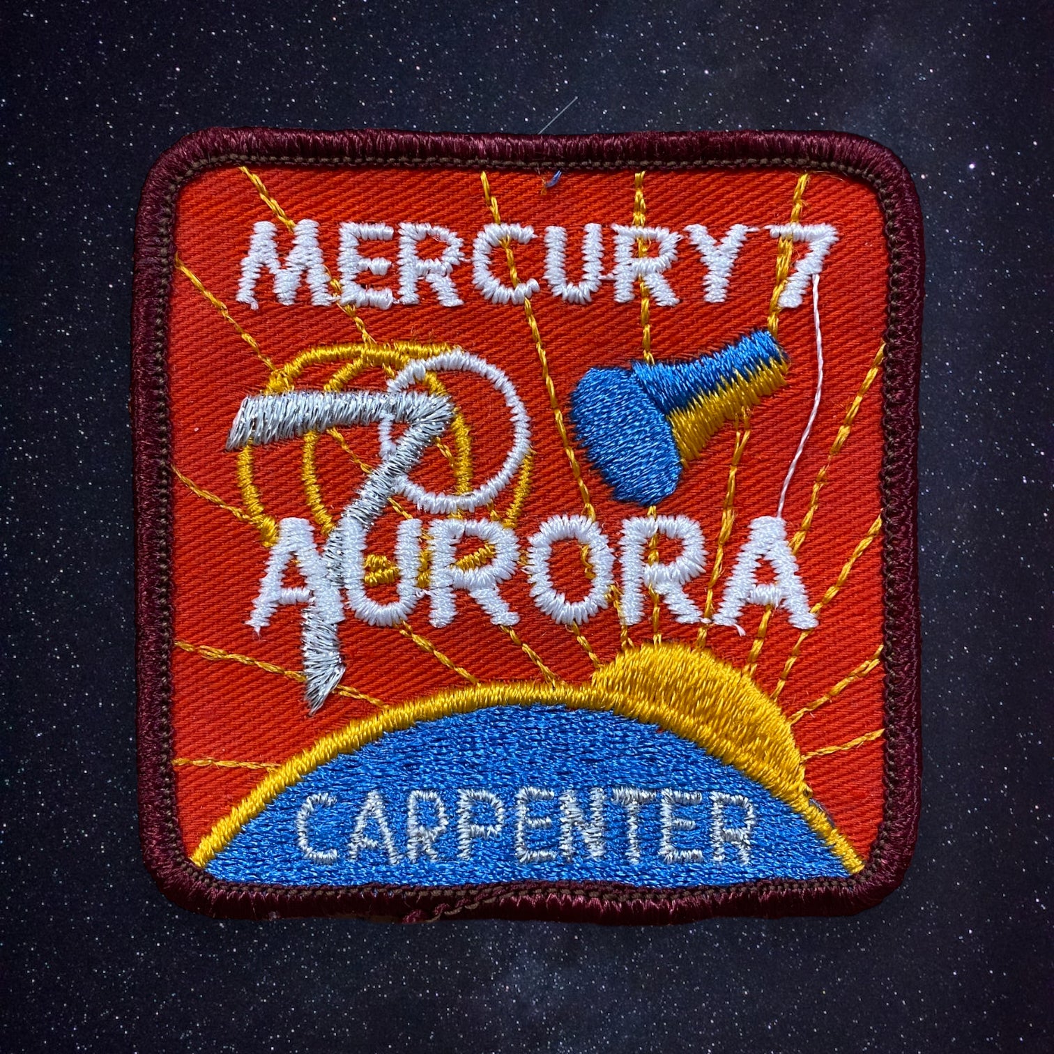 Mercury 7 - Écusson NASA vintage