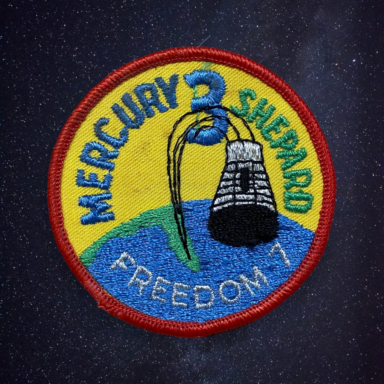 Mercury-Redstone 3 - Écusson NASA vintage