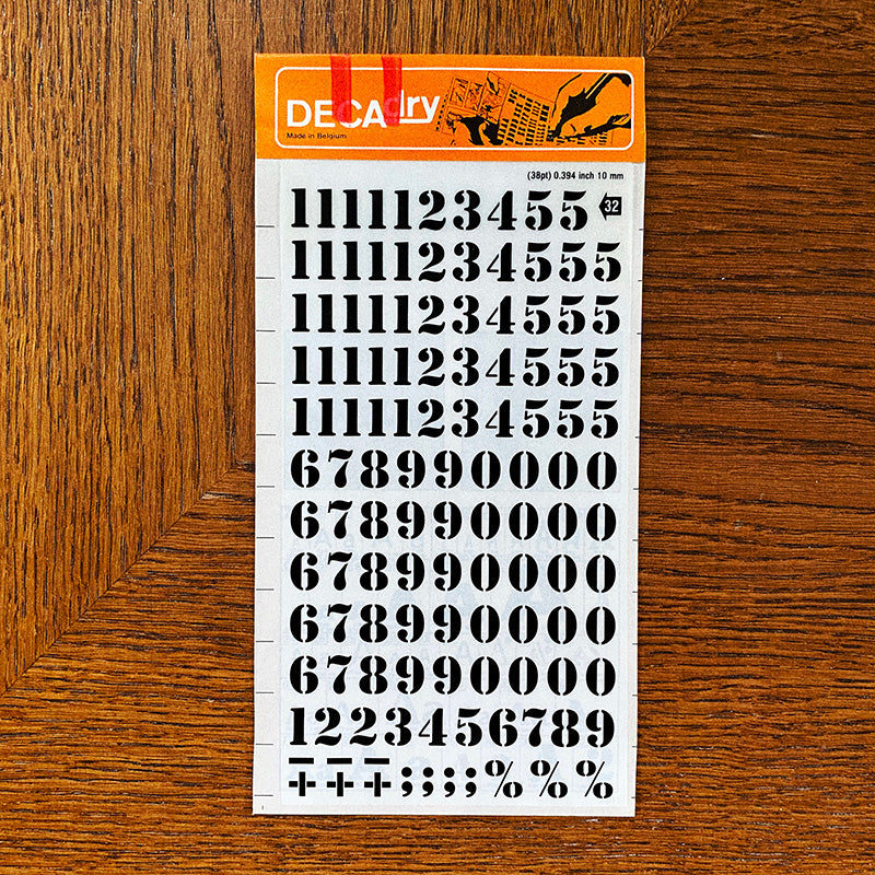 Decadry n°32 - Lettres transfert
