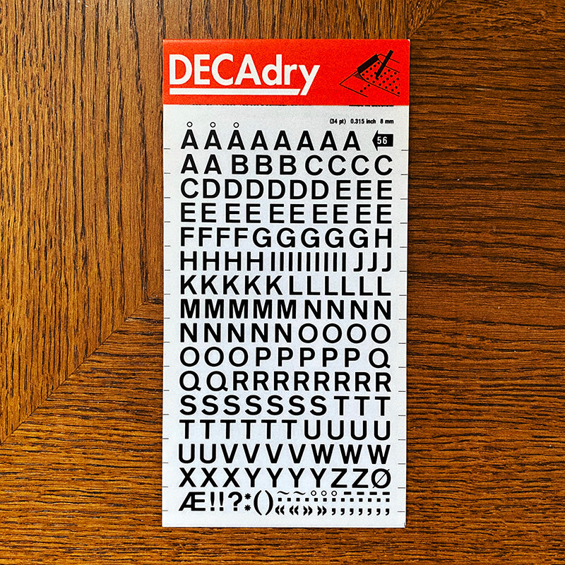 Decadry n°56 - Lettres transfert