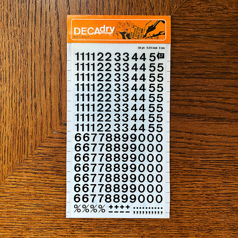 Decadry n°57 - Lettres transfert