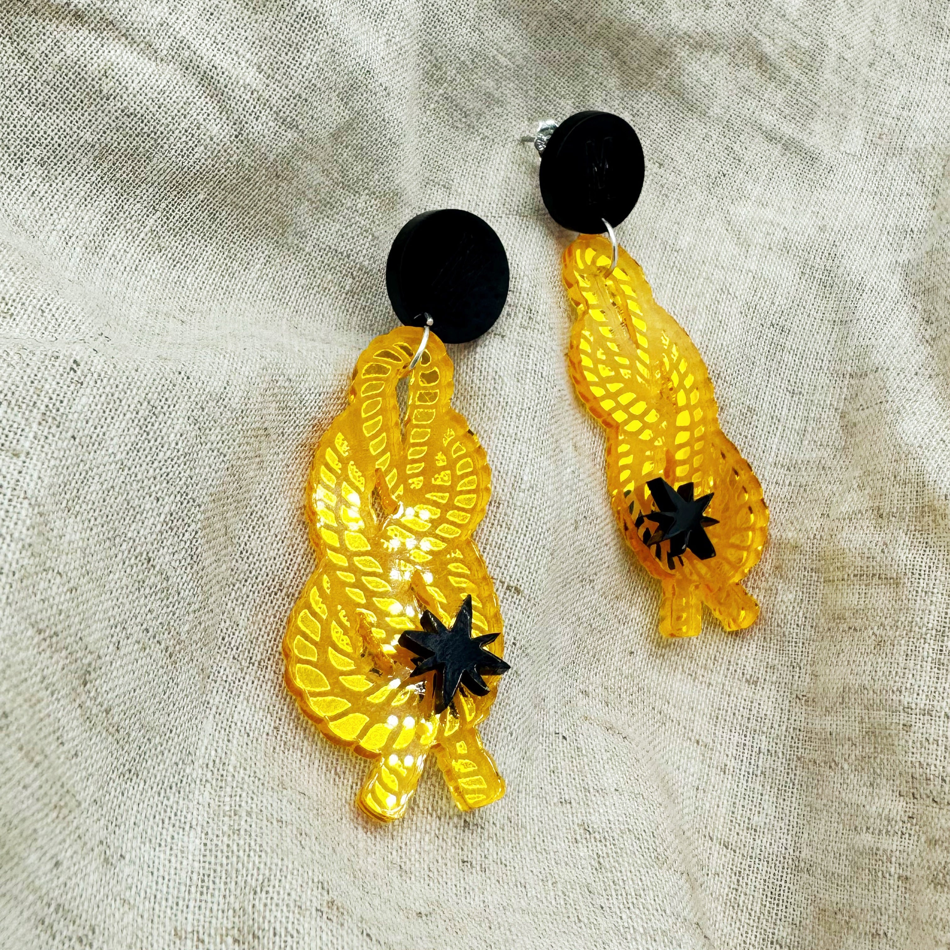 Boucles d'oreilles Noeuds de Marin