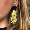 Boucles d'oreilles Noeuds de Marin