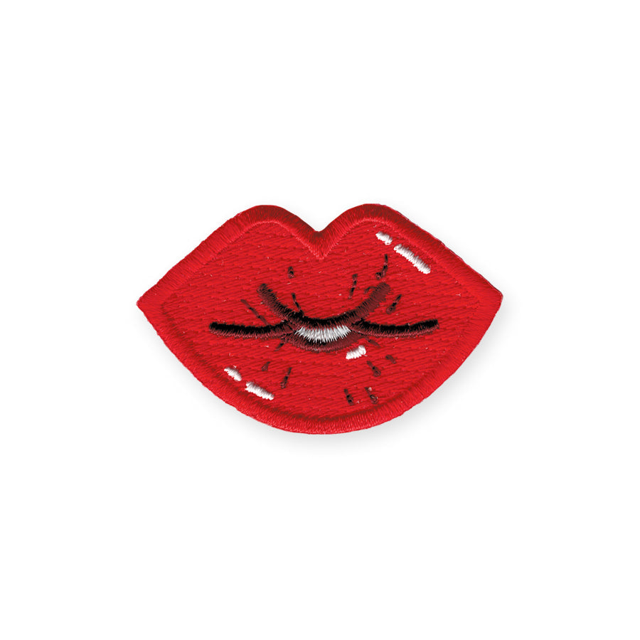 Kiss rouge - Patch/Broche