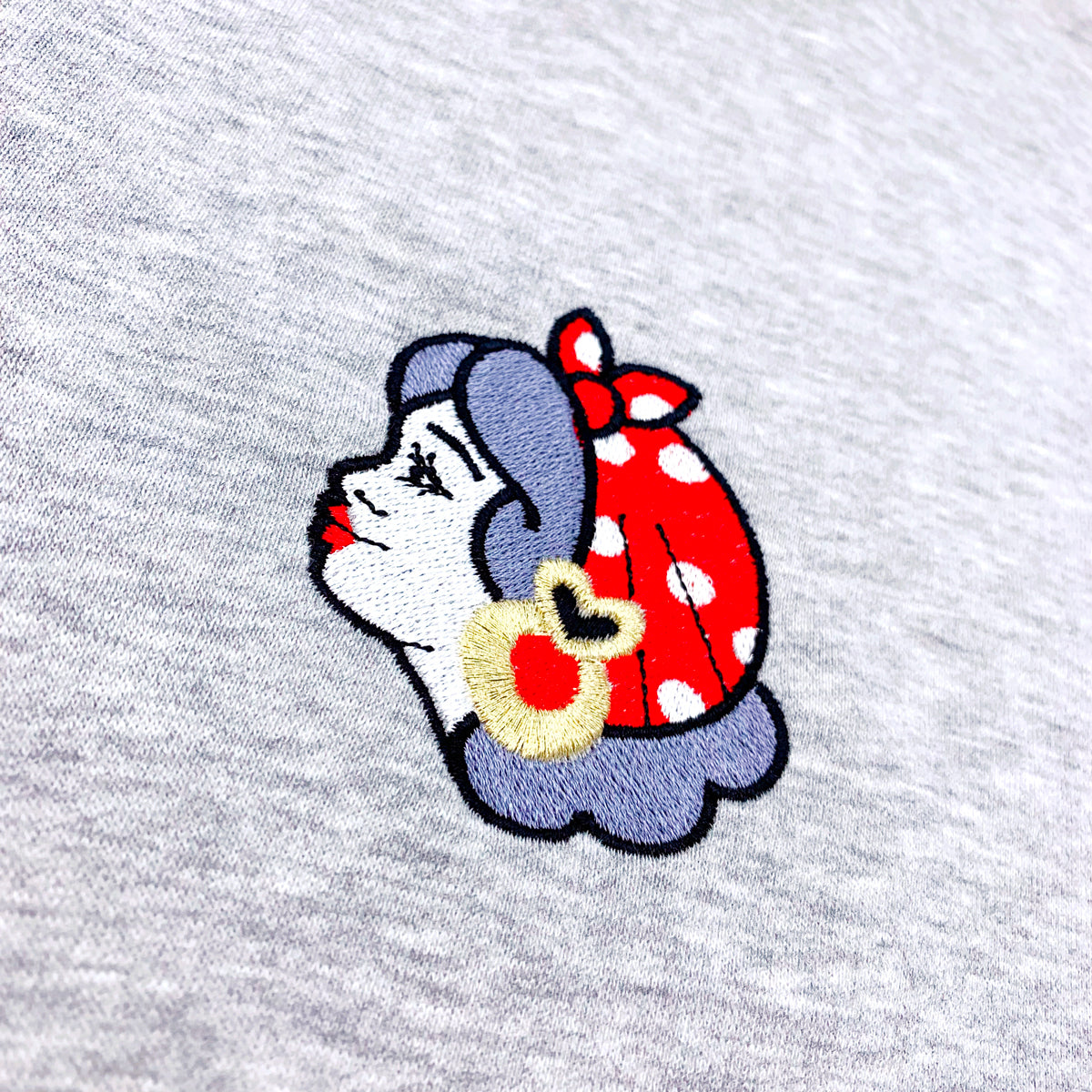 Sweat "Gitane" gris chiné